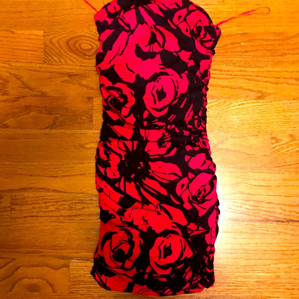Express Floral Tube Dress with Tags